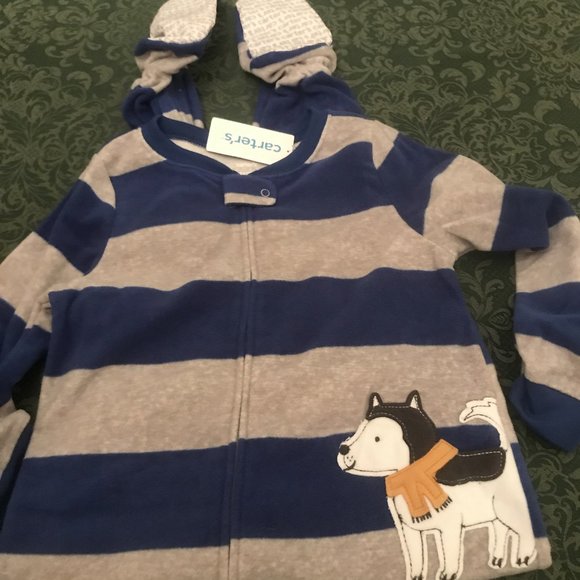 Carter's Other - NWt carters husky samoyed dog sleeper 5t 5 feet